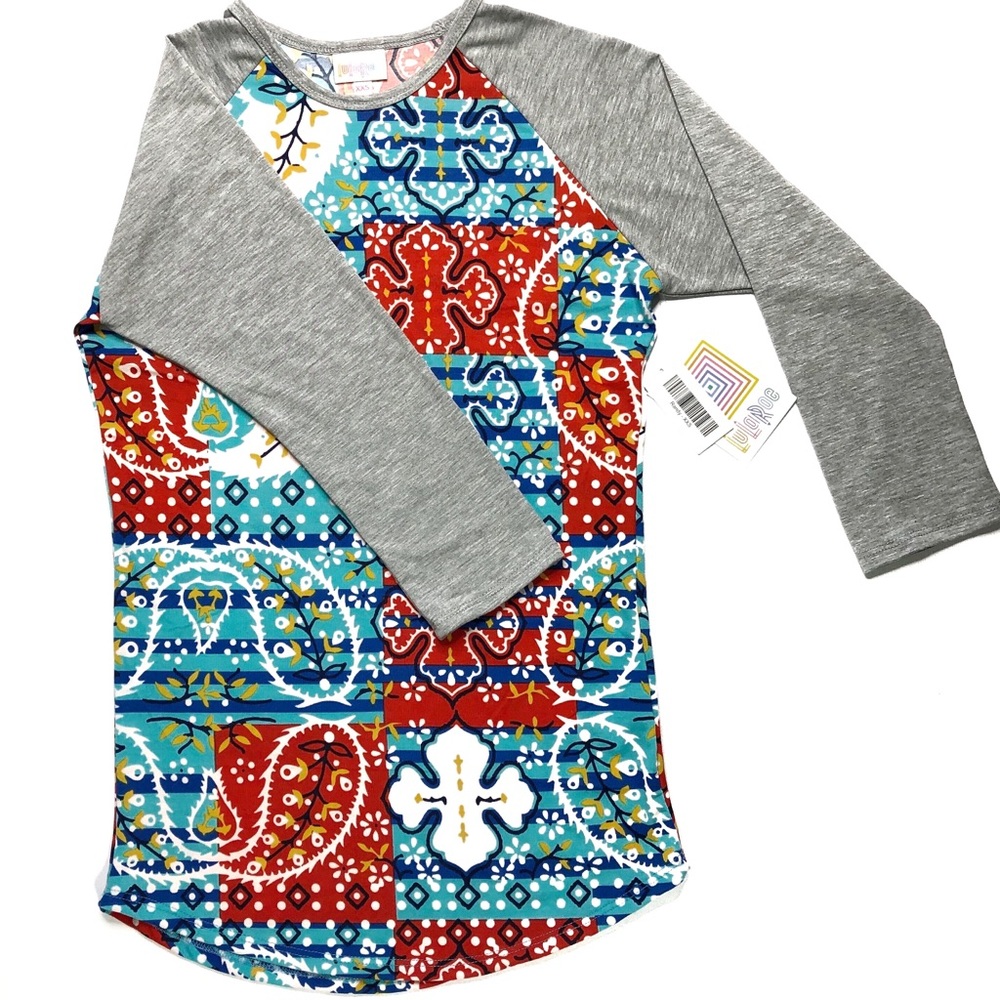 LuLaRoe Randy Raglan T-shirt - Picture 3 of 8